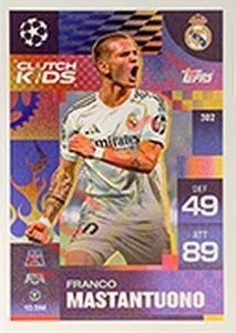 302 Franco Mastantuono – Match Attax Extra 2025-2026 Topps