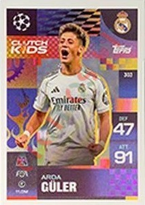 303 Arda Guler – Match Attax Extra 2025-2026 Topps