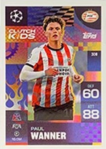 308 Paul Wanner – Match Attax Extra 2025-2026 Topps