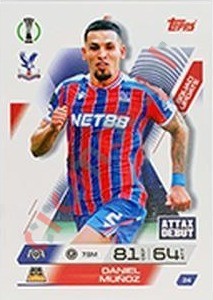 24 Daniel Munoz – Match Attax Extra 2025-2026 Topps