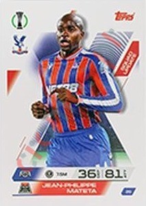 28 Jean-Philippe Mateta – Match Attax Extra 2025-2026 Topps