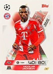 37 Nicolas Jackson – Match Attax Extra 2025-2026 Topps