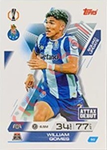 50 William Gomes – Match Attax Extra 2025-2026 Topps