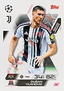 61 Dusan Vlahovic – Match Attax Extra 2025-2026 Topps