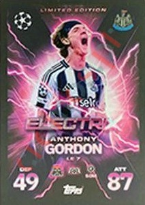 LE7 Anthony Gordon – Match Attax Extra 2025-2026 Topps