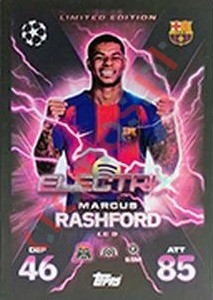 LE9 Marcus Rashford – Match Attax Extra 2025-2026 Topps
