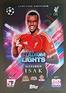 LE1 Alexander Isak – Match Attax Extra 2025-2026 Topps
