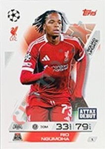 1 Rio Ngumoha – Match Attax Extra 2025-2026 Topps