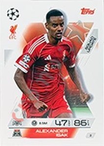 2 Alexander Isak – Match Attax Extra 2025-2026 Topps