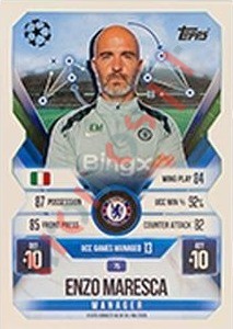 75 Enzo Maresca – Match Attax Extra 2025-2026 Topps