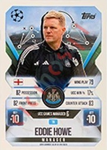 76 Eddie Howe – Match Attax Extra 2025-2026 Topps