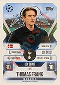 77 Thomas Frank – Match Attax Extra 2025-2026 Topps