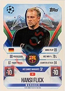81 Hansi Flick – Match Attax Extra 2025-2026 Topps