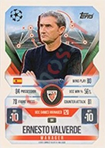 84 Ernesto Valverde – Match Attax Extra 2025-2026 Topps