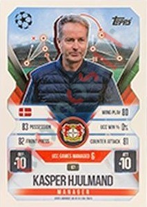 87 Kasper Hjulmand – Match Attax Extra 2025-2026 Topps