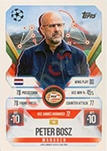 98 Peter Bosz – Match Attax Extra 2025-2026 Topps