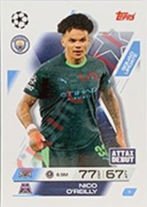 7 Nico O'Reilly – Match Attax Extra 2025-2026 Topps