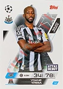 14 Yoane Wissa – Match Attax Extra 2025-2026 Topps