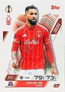 21 Douglas Luiz – Match Attax Extra 2025-2026 Topps