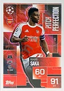 217 Bukayo Saka – Match Attax Extra 2025-2026 Topps