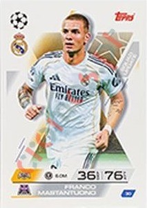 30 Franco Mastantuono – Match Attax Extra 2025-2026 Topps