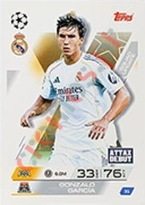 31 Gonzalo Garcia – Match Attax Extra 2025-2026 Topps