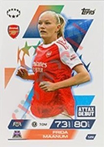 128 Frida Maanum – Match Attax Extra 2025-2026 Topps