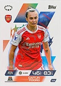 132 Caitlin Foord – Match Attax Extra 2025-2026 Topps