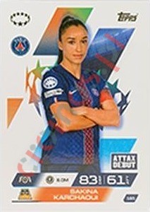 165 Sakina Karchaoui – Match Attax Extra 2025-2026 Topps