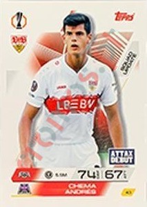 43 Chema Andres – Match Attax Extra 2025-2026 Topps