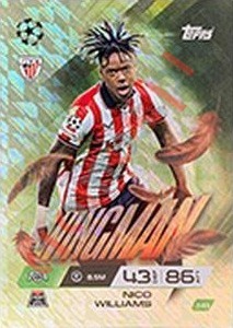183 Nico Williams – Match Attax Extra 2025-2026 Topps