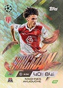 192 Maghnes Akliouche – Match Attax Extra 2025-2026 Topps