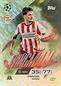 193 Dennis Man – Match Attax Extra 2025-2026 Topps