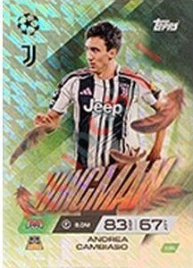196 Andrea Cambiaso – Match Attax Extra 2025-2026 Topps