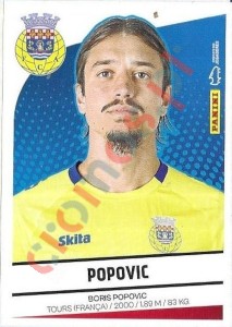 23 Boris Popović – Futebol 2024-2025 Panini