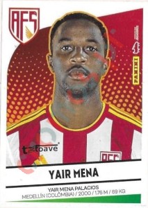 54 Yair Mena – Futebol 2024-2025 Panini
