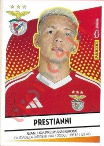 67 Gianluca Prestianni – Futebol 2024-2025 Panini