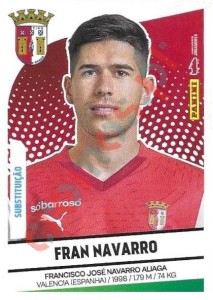 112bis Fran Navarro (Substituições) – Futebol 2024-2025 Panini