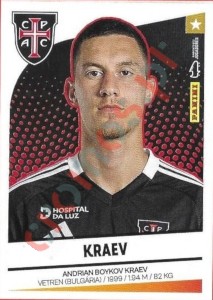 124 Andrian Kraev – Futebol 2024-2025 Panini