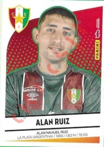 167 Alan Ruiz – Futebol 2024-2025 Panini