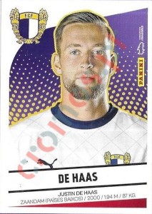 176 Justin de Haas – Futebol 2024-2025 Panini