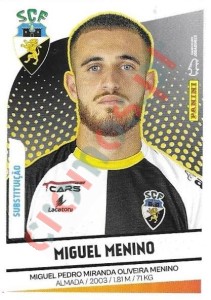 203bis Miguel Menino (Substituições) – Futebol 2024-2025 Panini