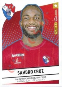 217 Sandro Cruz – Futebol 2024-2025 Panini