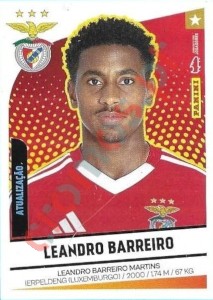 446 Leandro Barreiro (Benfica) – Futebol 2024-2025 Panini