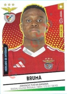 447 Bruma (Benfica) – Futebol 2024-2025 Panini