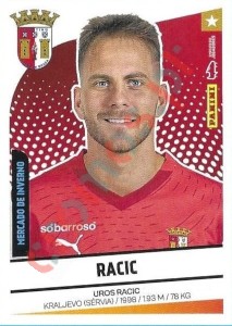 452 Uroš Račić (Braga) – Futebol 2024-2025 Panini