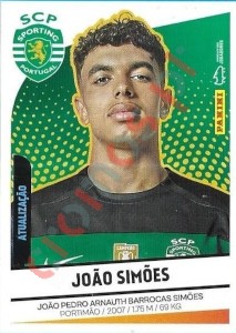 482 João Simões (Sporting) – Futebol 2024-2025 Panini