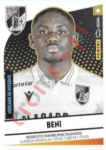 483 Beni Mukendi (Vitória Guimarães) – Futebol 2024-2025 Panini