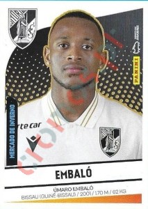 484 Úmaro Embaló (Vitória Guimarães) – Futebol 2024-2025 Panini