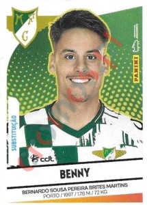 242bis Benny Bernardo Martins (Substituições) – Futebol 2024-2025 Panini